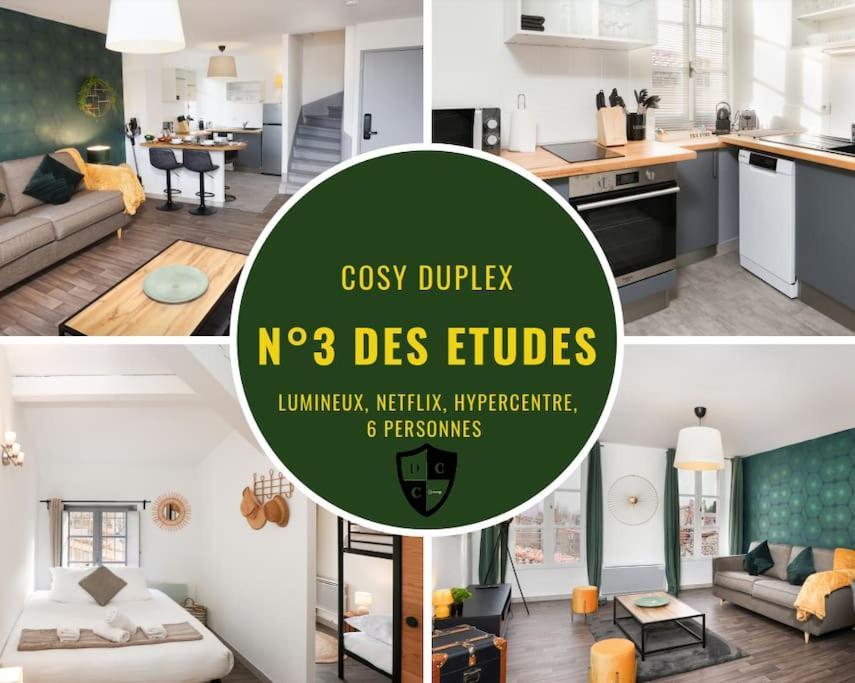 Апартаменты N3 Des Etudes Duplex Hypercentre Wifi Conciergeriedamecarcas Каркассон Экстерьер фото
